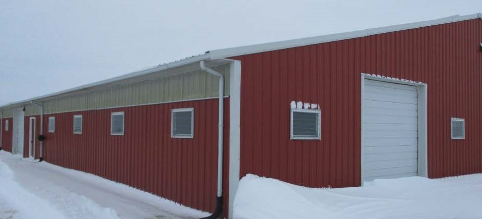 Building 6 with overhead door